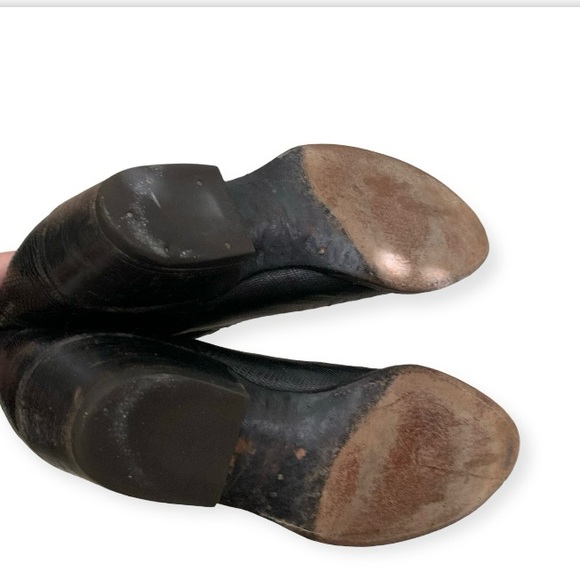 Lucchese Boots Genuine 1 piece Lizard bottoms & Goat Top Leather Black 10.5 2E - Picture 7 of 16